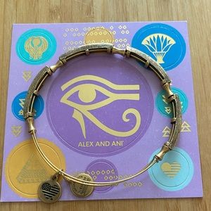 Brand New Alex and Ani Beaded Bracelet in Rafaelian Gold